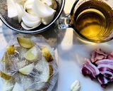 豚バラと新玉ねぎ新じゃがの白だしさっと煮作り方1写真