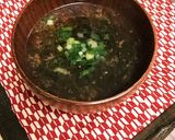 夏バテ防止！梅干し入りもずくスープ作り方7写真