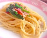 ほうれん草とベーコンのパスタ作り方7写真