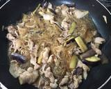 豚肉と茄子と春雨の麺つゆ炒め作り方5写真