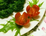 ミニトマトでお花作るよ。作り方8写真