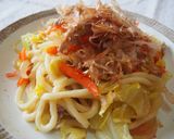 シンプル♪焼きうどん♪醤油がこうばしい！作り方7写真