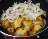 豚こまと新じゃがのニンニク胡麻煮♪作り方6写真