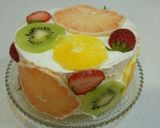 フルーツ断面ケーキ作り方7写真