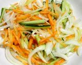 カツオのたたき♪お総菜なら野菜たっぷり作り方1写真