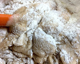 100均 黒豆しぼり&こし餡で蒸しケーキ作り方4写真