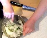 大葉がポイント！肉巻きおにぎり作り方1写真