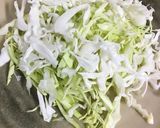 粉なし！ダイエット！豆腐と卵のお好み焼き作り方1写真