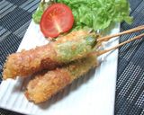 ねぎまみれ♪白身魚串カツ♡タルタル作り方10写真