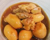 里芋鶏煮あん作り方4写真