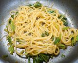 お花見！お稲荷さん☆ほうれん草ナポリタン作り方4写真