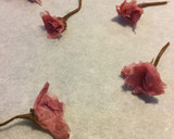 桜塩（桜の塩漬けでをレンジで簡単)作り方2写真