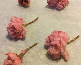 桜塩（桜の塩漬けでをレンジで簡単)作り方3写真
