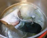 ブリかま白だし煮付け。作り方2写真