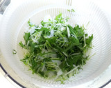 新玉ねぎと水菜の和風チキンサラダ作り方2写真