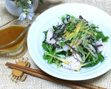 新玉ねぎと水菜の和風チキンサラダ作り方4写真