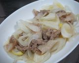 レンジで☆豚バラねぎ作り方4写真
