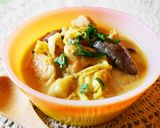 白菜と鶏むね肉のカレークリーム煮作り方9写真