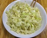 レンジで簡単『キャベツの胡麻和え』作り方3写真