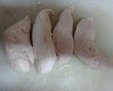 節約♫ささみ＆胡瓜＆もやしの和風サラダ作り方1写真