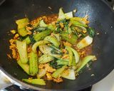 作り置き　青梗菜とツナの中華風炒め作り方3写真