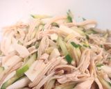 鶏とえのきのワサビ和え☆.｡.：*･゜作り方6写真