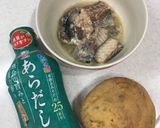 簡単♪新じゃがとサバの味噌煮作り方1写真