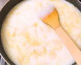 豆苗と明太子のクリームパスタ作り方3写真