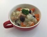 押し麦入りごろっと塩糀ベジスープ作り方3写真