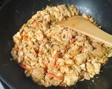トリプルごまパワーの坦々炒り豆腐作り方4写真