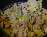 鮮烈紅生姜焼きそば作り方2写真