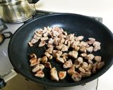 カリカリ塩豚とプチプチもち麦豆サラダ作り方1写真