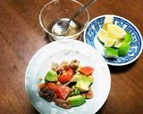 カリカリ塩豚とプチプチもち麦豆サラダ作り方6写真