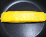 玉子焼きの大葉 梅肉和え作り方1写真