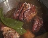 簡単豚バラブロックのレスベラワイン煮込み作り方4写真