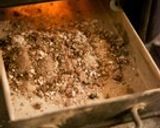 本物の灰deわらびのあくぬき作り方1写真