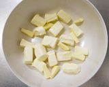 糖質オフ★おから黒胡麻きな粉チーズケーキ作り方2写真