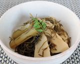 レンジで簡単！たけのことふきのこんぶ煮作り方5写真