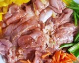 彩り鮮やかな野菜と鶏肉の蒸しワンプレート作り方3写真