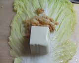 レンジDE簡単✰豆腐と鮭の白菜ロール作り方6写真