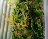 水菜とはんぺんの明太子和え作り方2写真