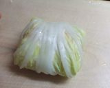 レンジDE簡単✰豆腐と鮭の白菜ロール作り方8写真
