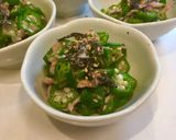 オクラだけでOK、+シーチキンでご馳走☆作り方4写真