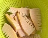 たけのこと鶏肉の煮物作り方1写真