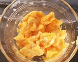 レンジでノンオイル炒り卵作り方4写真