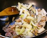 芽キャベツでソース焼きそば。作り方3写真