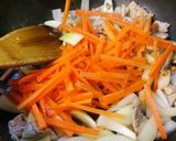 芽キャベツでソース焼きそば。作り方4写真