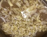 キャベツの味噌汁作り方4写真