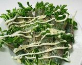 豆苗の生ハム巻き作り方3写真
