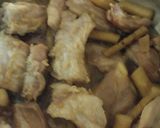 圧力鍋で♡豚軟骨と牛蒡と白菜の煮物♪作り方13写真